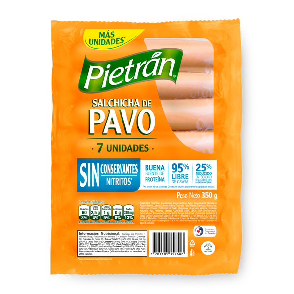 Salchicha de Pavo 350