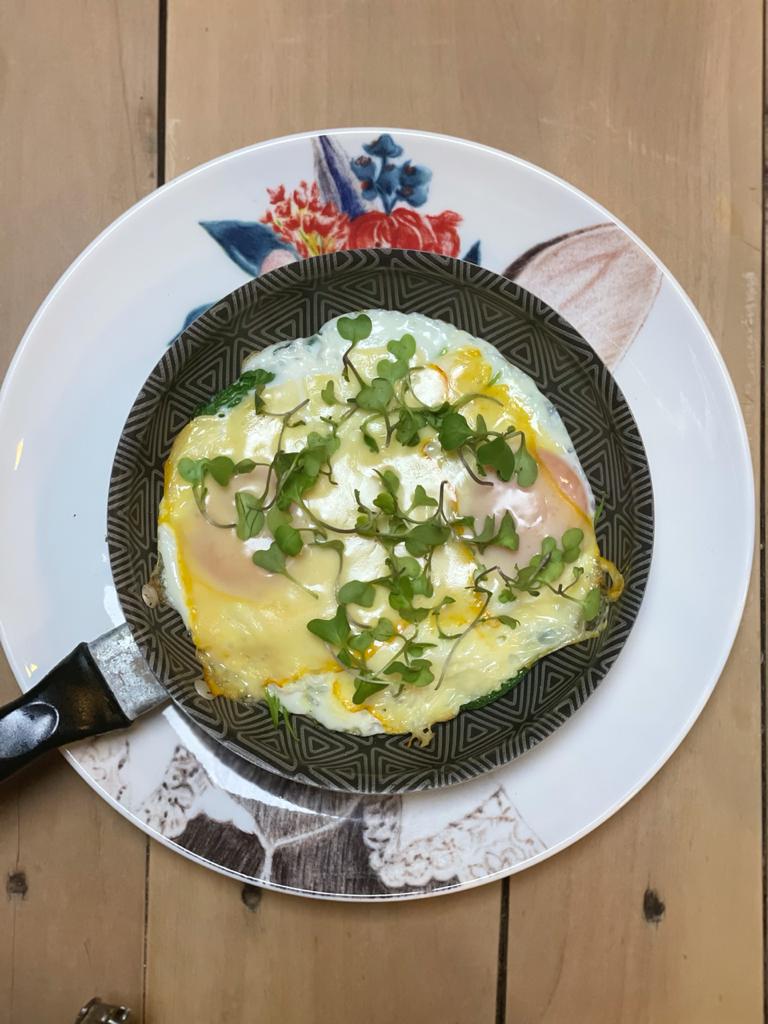 Receta para desayuno. Píde tus vegetales a domicilio de Pomario