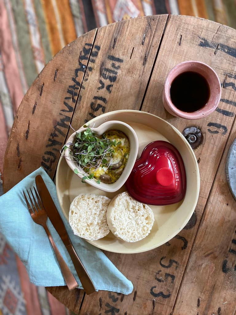 Desayuno y vegetales orgánicos de Pomario